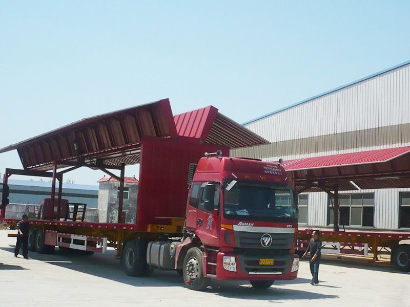 飛翼式運輸半掛車